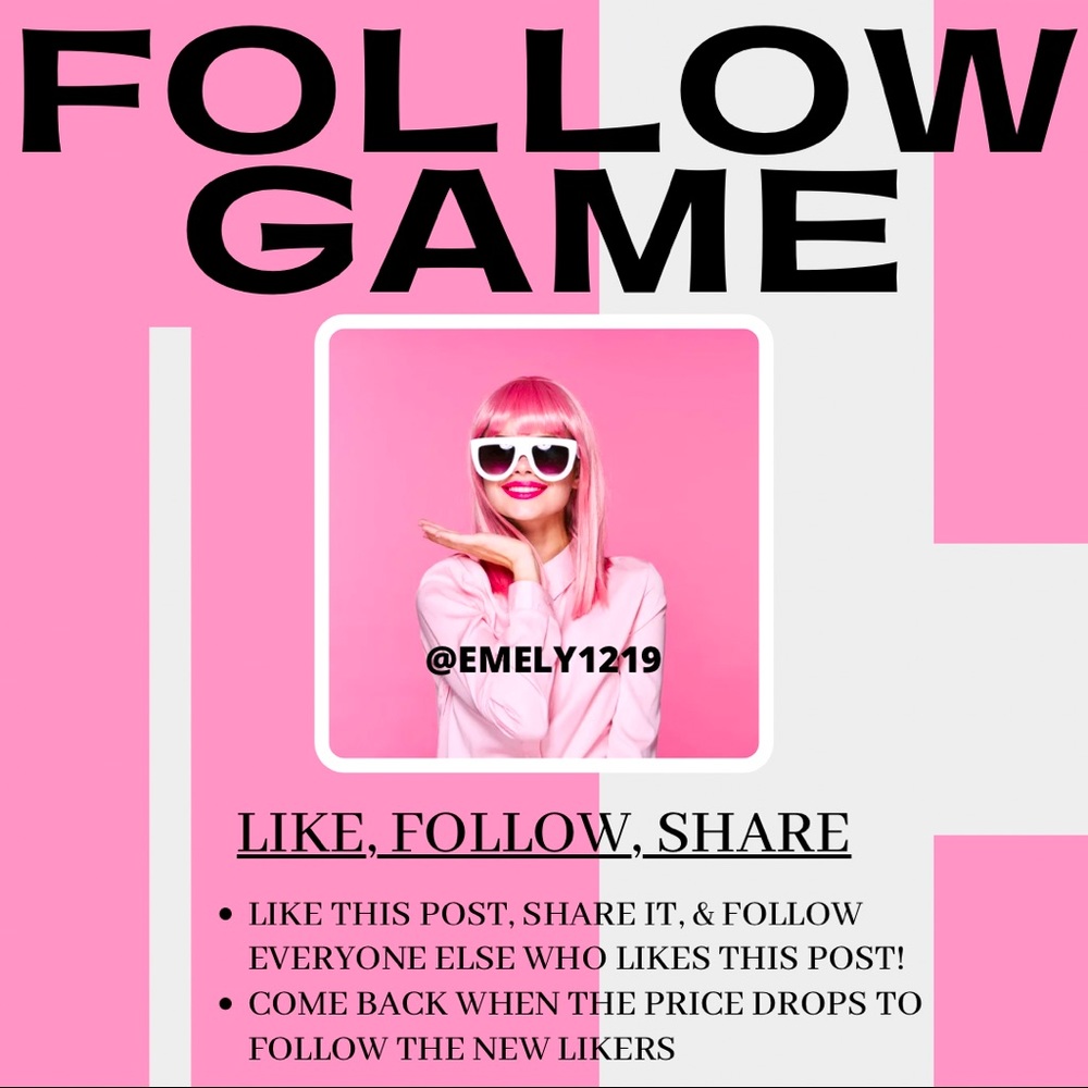 2024 Follow Train Game - hop on board to grow with me! Grow your followe…